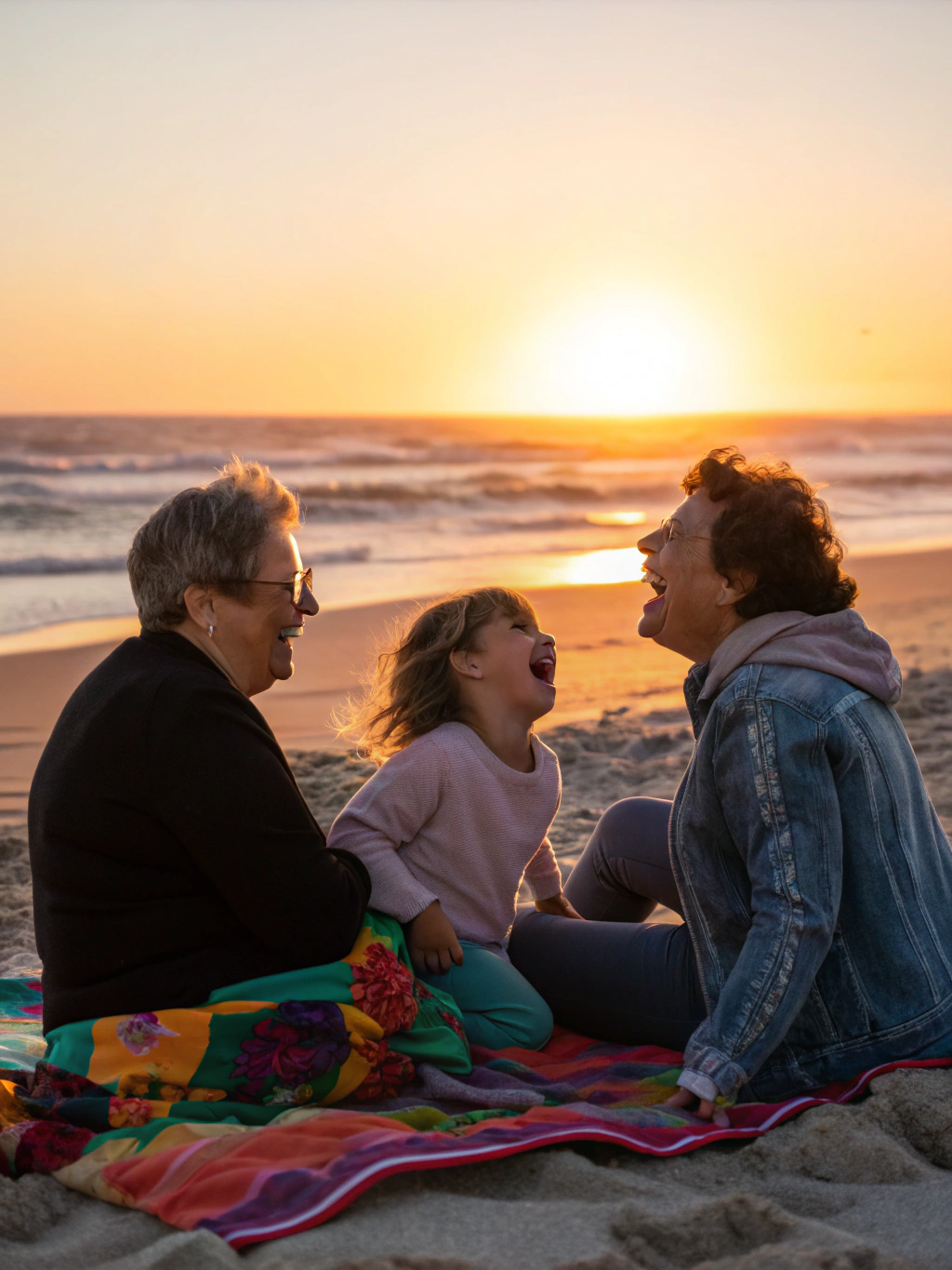 Warm lifestyle family session on the coast near Alicante with soft natural light